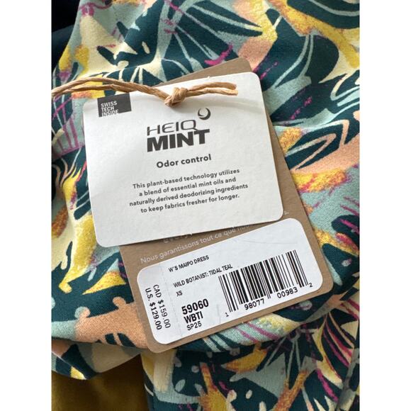 Patagonia Women's Maipo Dress Wild Botanist Tidal Teal size XS - Picture 5 of 8